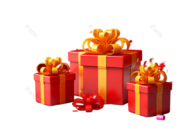 装饰图片,节日元素,元素PNG,礼盒免抠素材